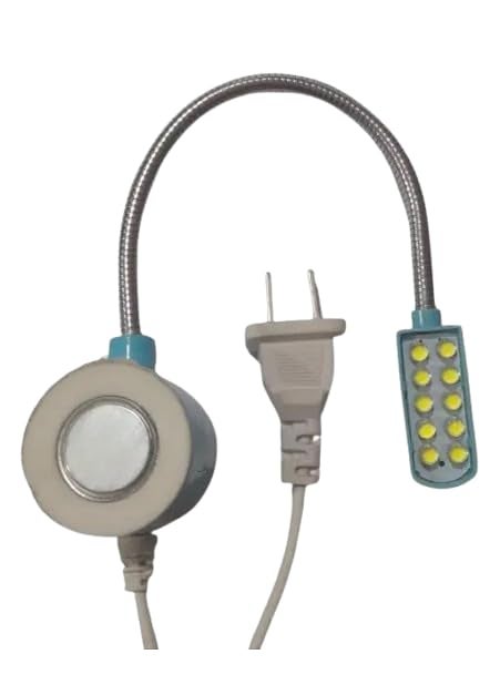 Generic CHINESS Plug Sewing Machine UC Plug LED Light Led Light with Brightness Controller led Light Singer silai Machine Light Sewing Machine led Light lamp Magnetic Base for Sewing Work Multipurpose  - Image 4