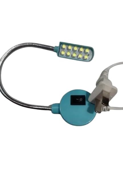 Generic CHINESS Plug Sewing Machine UC Plug LED Light Led Light with Brightness Controller led Light Singer silai Machine Light Sewing Machine led Light lamp Magnetic Base for Sewing Work Multipurpose  - Image 2