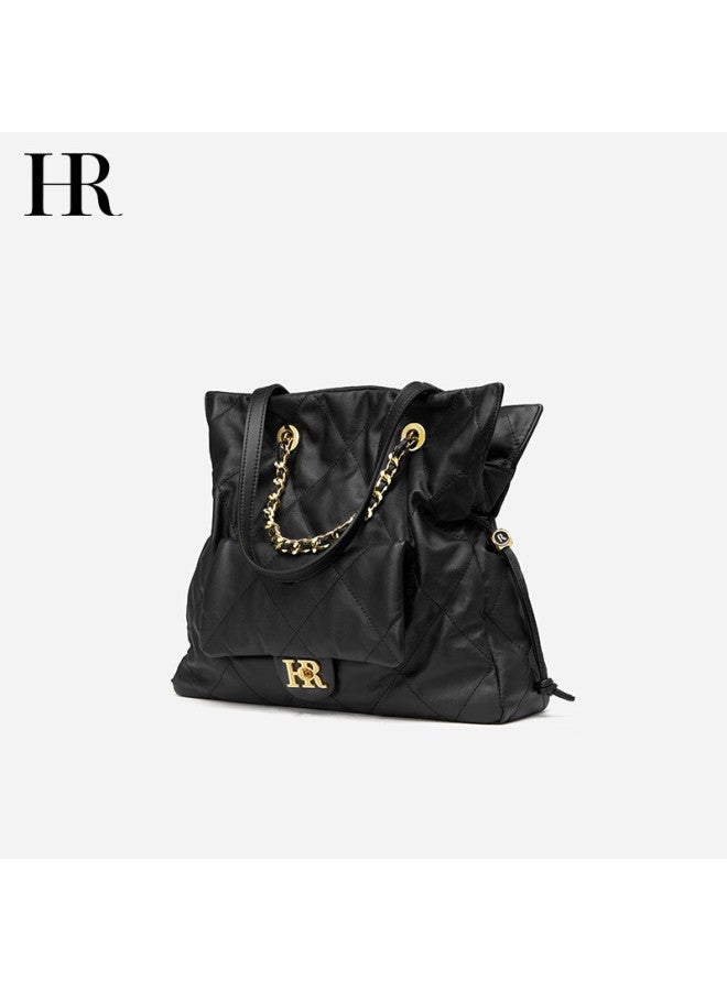 Hr Handbag, Women's Large Capacity Casual Shoulder Underarm Bag, Light Luxury Diamond Pattern Women's Purse, Birthday Gift - Image 3