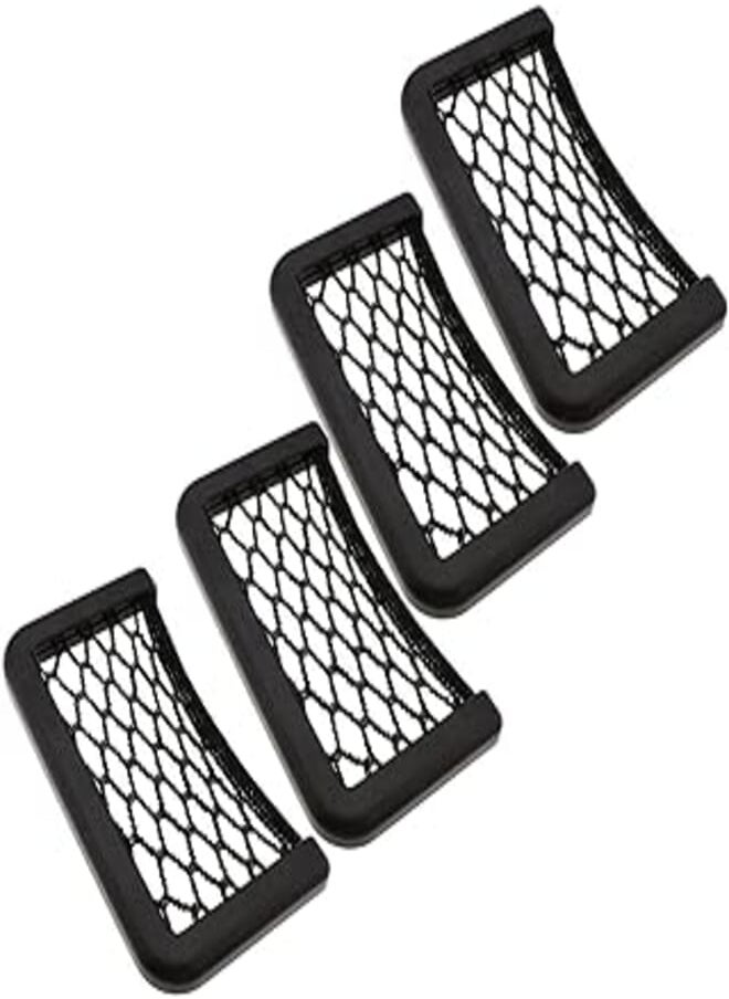 SING F LTD SING F LTD 4pcs Car Van Truck Net Mesh Storage Bag Pocket Organizer Holder 