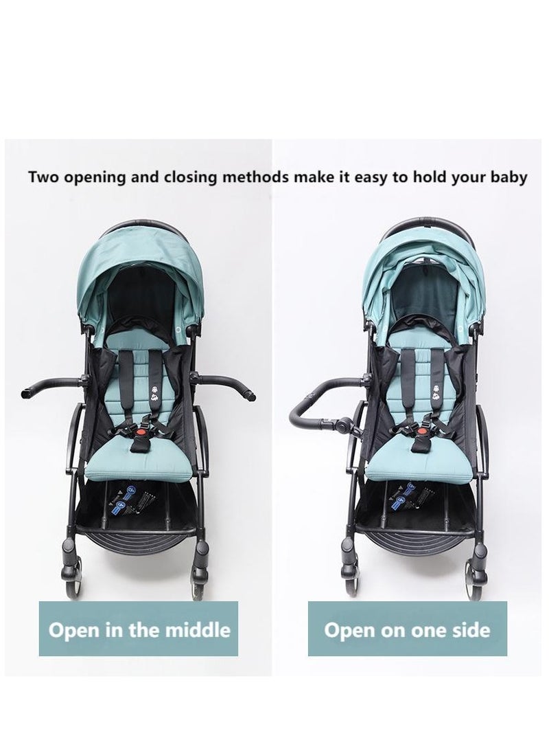 Baby stroller armrest universal armrest guardrail foot support anti drop fence crossbar baby stroller accessories. Can drive in the middle/take a taxi on one side/adjustable angle - Image 5