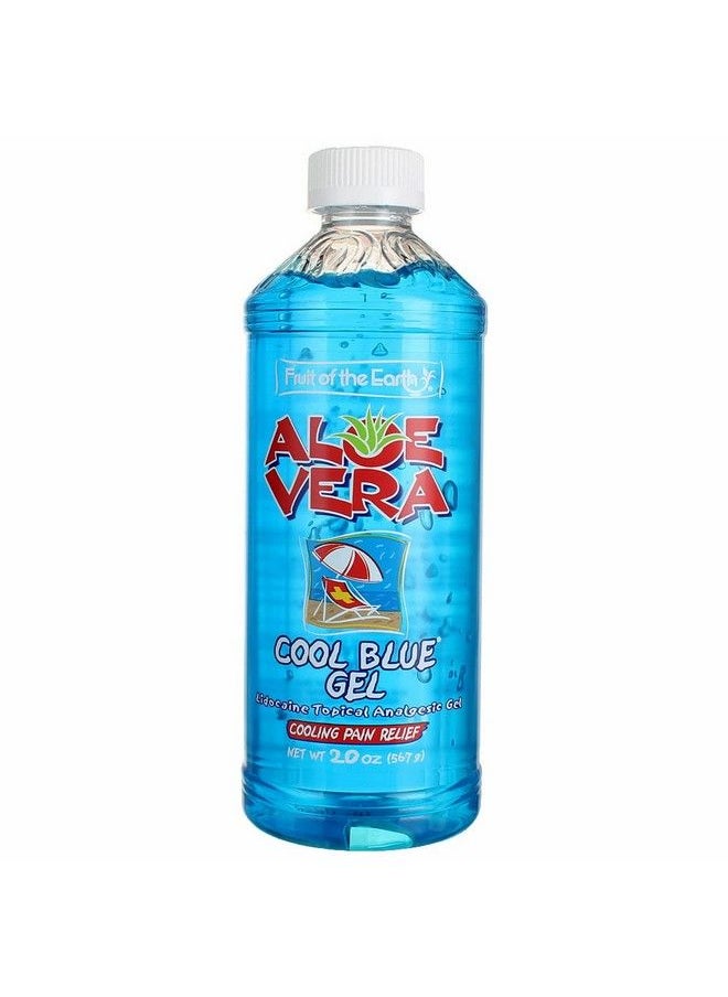 Fruit of the earth Aloe Vera Cool Blue Gel Bottle 20 Oz Pack Of 2  - Image 2