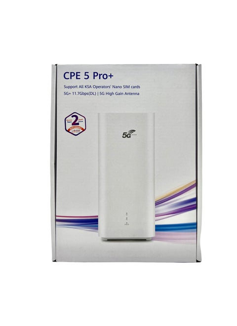 راوتر 5G CPE 5 PRO + راوتر انترنت WIFI7 وسرعه انترنت تصل الى 3600 ميقا في الثانيه