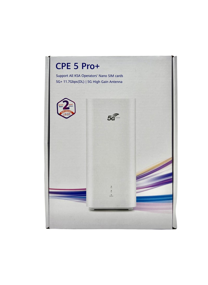 راوتر 5G CPE 5 PRO + راوتر انترنت WIFI7 وسرعه انترنت تصل الى 3600 ميقا في الثانيه