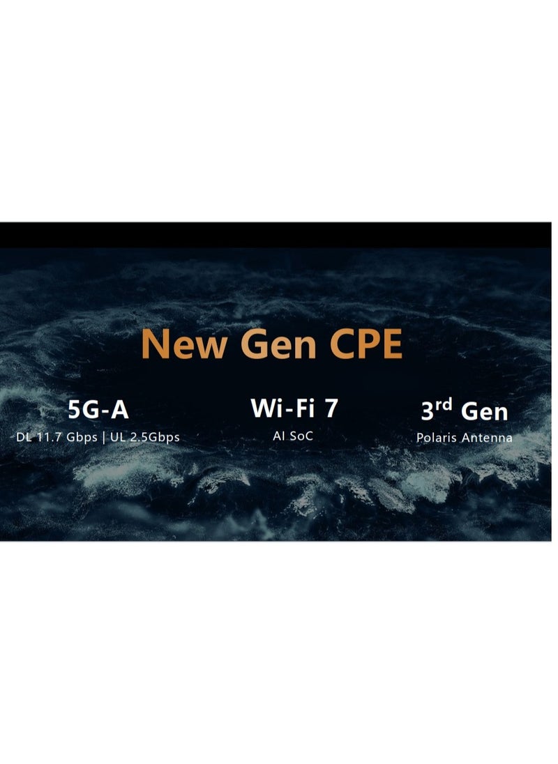 راوتر 5G CPE 5 PRO + راوتر انترنت WIFI7 وسرعه انترنت تصل الى 3600 ميقا في الثانيه