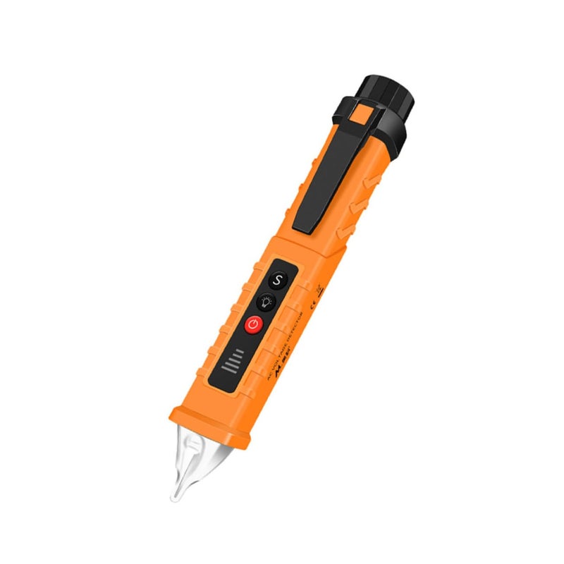 قلم اختبار الجهد بدون تلامس مع مصباح يدوي، أداة كهربائية متعددة الوظائف لسلامة المنزل - Image 1