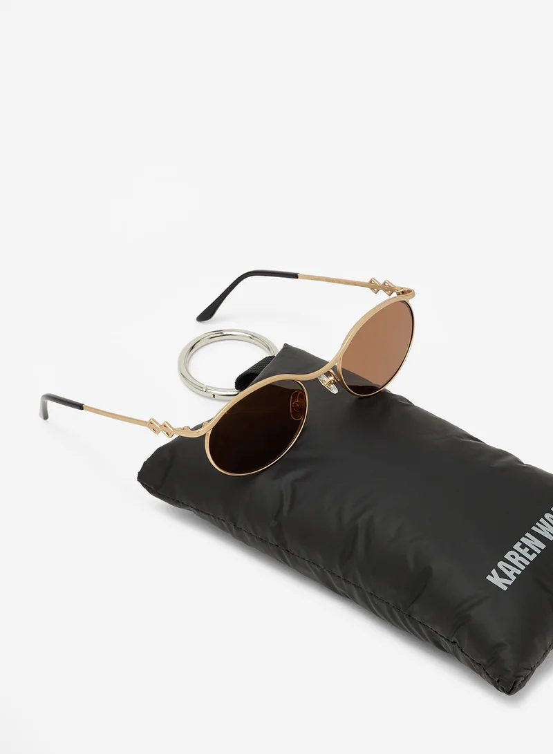 كارين وازن Taylor Oval Sunglasses