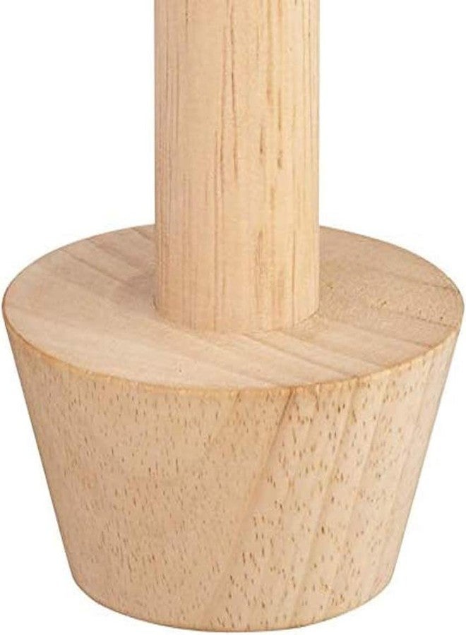 Weicoca Wooden Pastry Tamper, DIY Cake Pastry Pusher, Double Side Wooden Egg Tart Tamper Mold, Pie Pastry Dough Tamper Egg Tart Mold, essert Baking for Kitchen Party Baking Tools - Image 4
