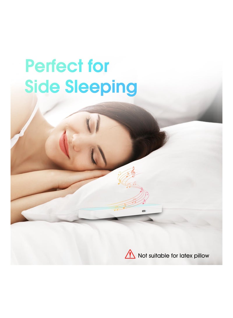KASTWAVE Pillow Speaker Bone Conduction Stereo, Mini Portable Bluetooth Pillow Speakers for Sleeping, Under Pillow Speaker Insomnia Mini White Noise Machine with Timing Function - Image 4