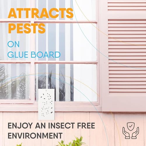 Gardner FlyWeb Fly Light Glue Boards 2 Pack of 10 Replacement Glue Boards Flyweb Classic Fly Light and Flyweb Plus - Trap Fruit Flies, Mosquitoes, Bugs and Other Flying Insects(White) - Image 5