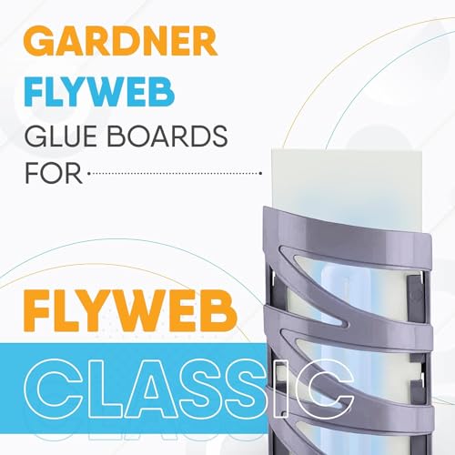 Gardner FlyWeb Fly Light Glue Boards 2 Pack of 10 Replacement Glue Boards Flyweb Classic Fly Light and Flyweb Plus - Trap Fruit Flies, Mosquitoes, Bugs and Other Flying Insects(White) - Image 4