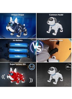 SYOSI Tummy Time Baby Musical Toys Walking Infant Robot Dog Toys | Pug Early Educational Crawling Music Toys  Toddler Toys for 6 12 18 Months 2 3 Year Old Boys Girls  - Image 3