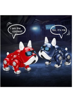 SYOSI Tummy Time Baby Musical Toys Walking Infant Robot Dog Toys | Pug Early Educational Crawling Music Toys  Toddler Toys for 6 12 18 Months 2 3 Year Old Boys Girls  - Image 4
