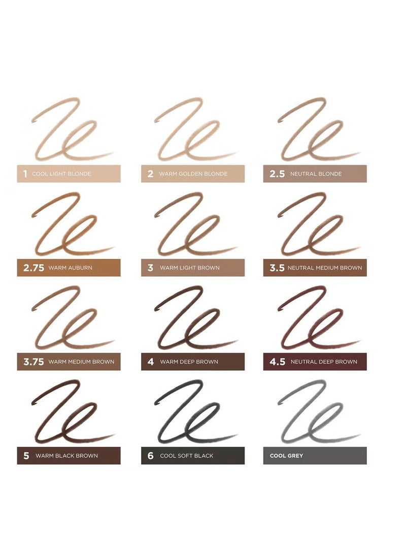 بينيفت قلم تحديد الحواجب Precisely My Brow Pen Ultra Fine Shape & Define Mini Shade 4.5 بني غامق محايد - Image 4