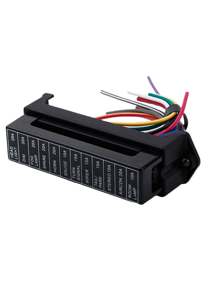 اليشمك حامل صندوق مصهر تلقائي مزود ب 12 فتحة أسود - Image 1