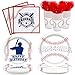 Oigco 120pcs Baseball Party Supplies Birthday Plates Napkins Cups Red Forks Sports Birthday Party Decorations Paper Dessert Tableware Set for 24 Guests - Image 4