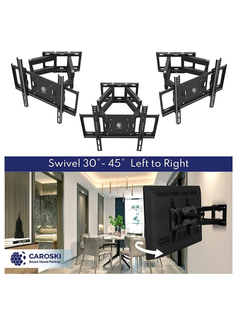 ELTRAZONE - TV Wall Mount - TV Mount/TV Stand Wall Mount for 32,40,50,55,65, 75 To 85 Inch LED, Swivel TV Bracket with Dual Articulating Arms - Image 1