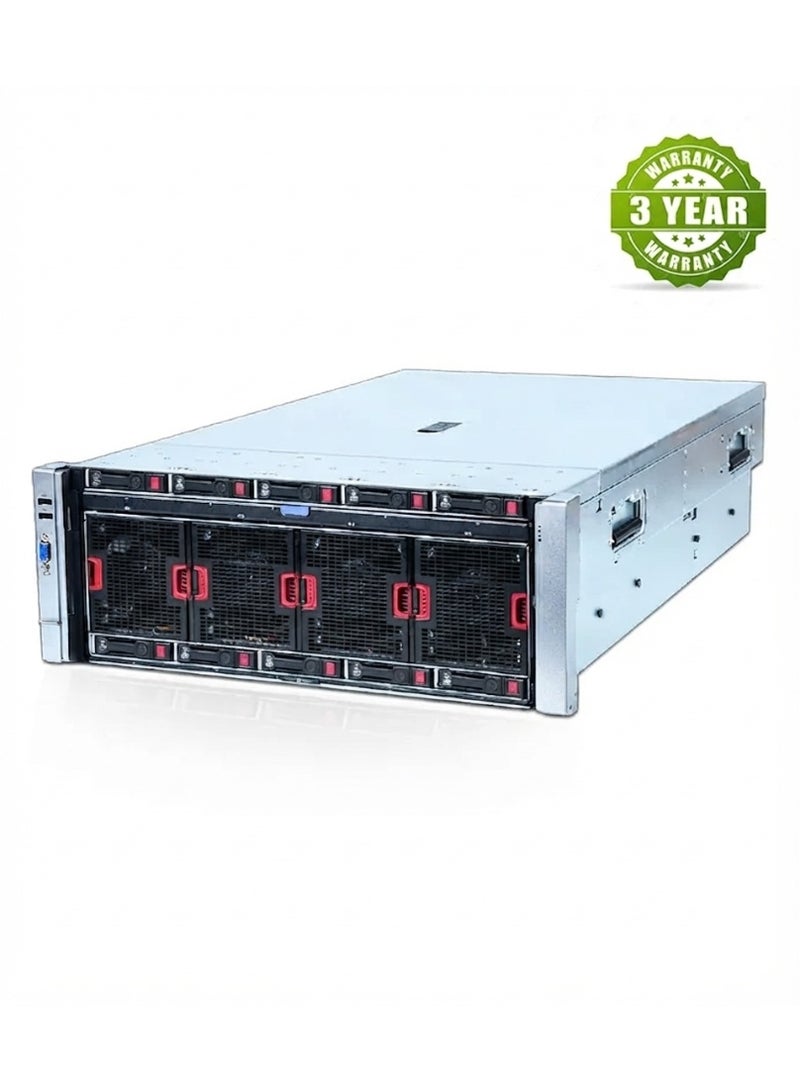 سيرفر راك HPE ProLiant DL580 G9 عدد 10 باي SFF بأربعة معالجات Intel Xeon E7-8867 V3 بتردد يصل إلى 3.10GHz و64 نواة و128 خيط معالجة وذاكرة 128GB DDR4 ECC وتخزين 12TB SAS 12G Enterprise وضمان 3 سنوات