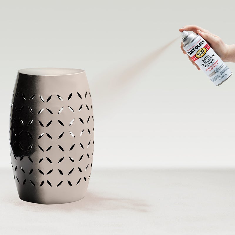 Rust-Oleum 276271 Stops Rust Spray Paint, 12 oz, Satin French Beige - Image 4