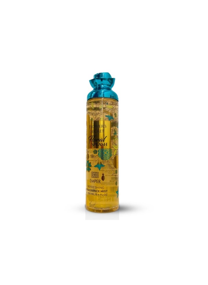 Emper - Flower's Secret Floral Splash Body Mist For Women 250ml - Image 1
