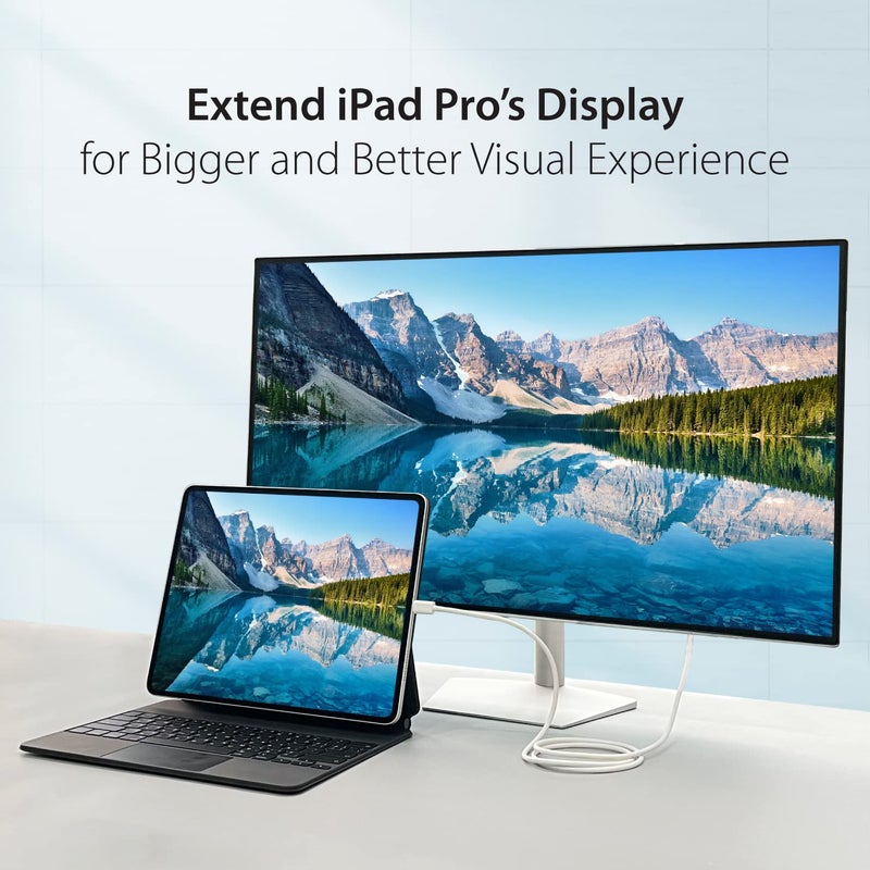 j5create J5 Create 4' USB Type-C Male to 4K DisplayPort Male Cable - Image 4