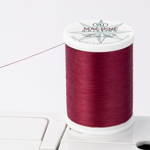 YLI Threads YLI Machine Quilting Thread - 40 wt. Extra-Long Staple Cotton Thread 500 yd Spool - Designed for Quilting - Danube Blue - Image 4