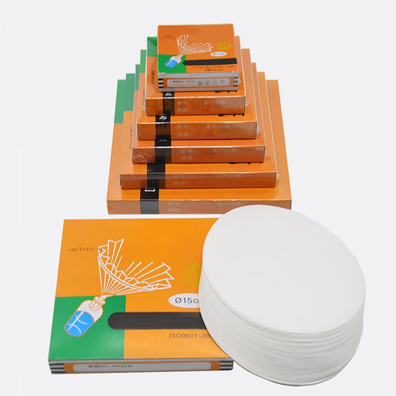 2 Box/200pcs Premium Medium Qualitative Filter Paper Round Oil Test Paper Pratical Qualitative Filter Paper (7cm) - Image 2