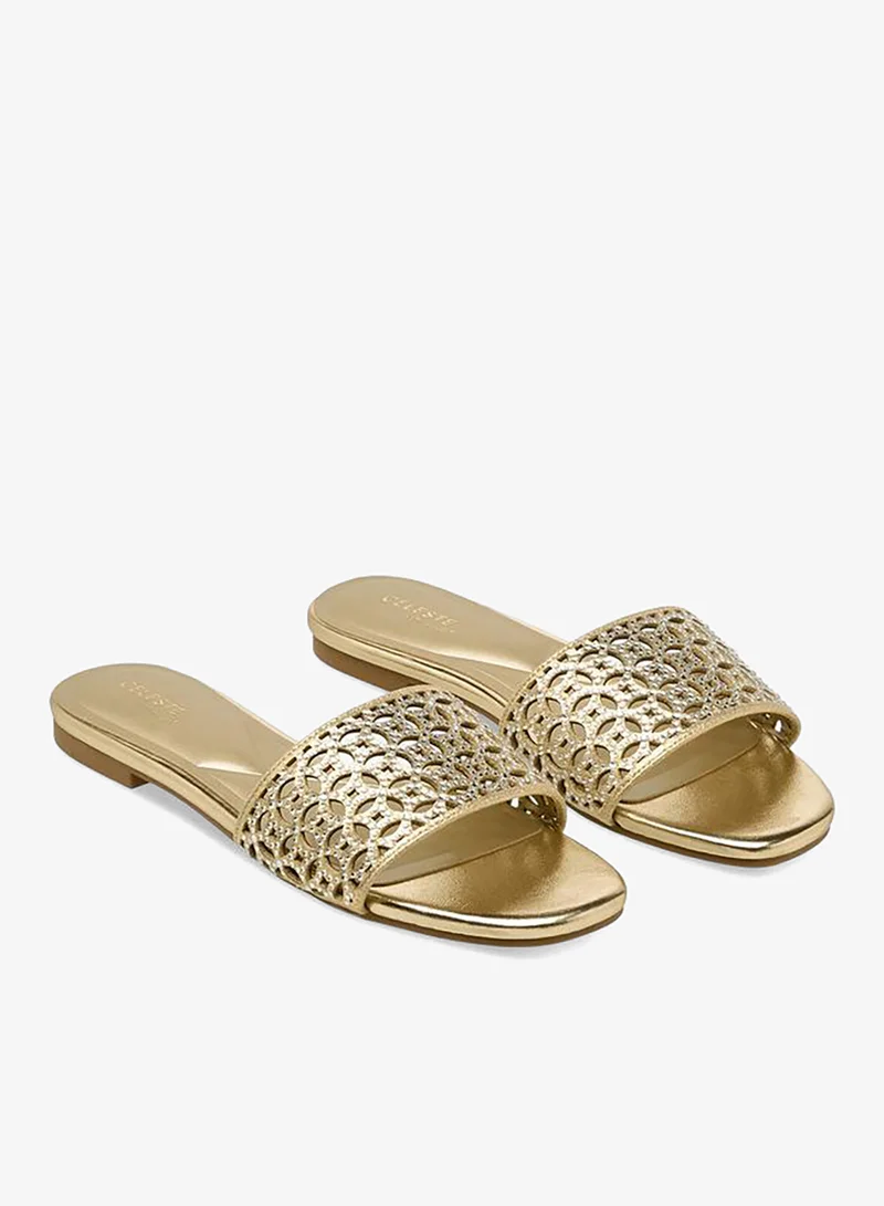 Celeste Women Embellished Slip-On Sandals