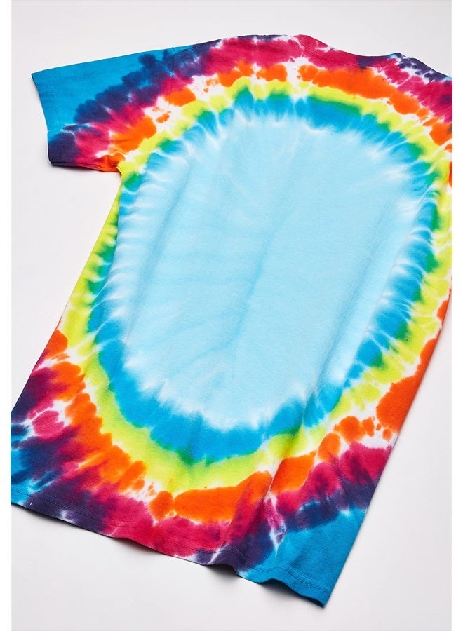 Liquid Blue Men's Grateful Dead Rainbow Bertha Tie Dye Short Sleeve T-Shirt, Multi, Large - Image 2