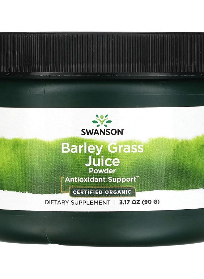 SWANSON Barley Grass Juice Powder 3.17 oz (90 g)