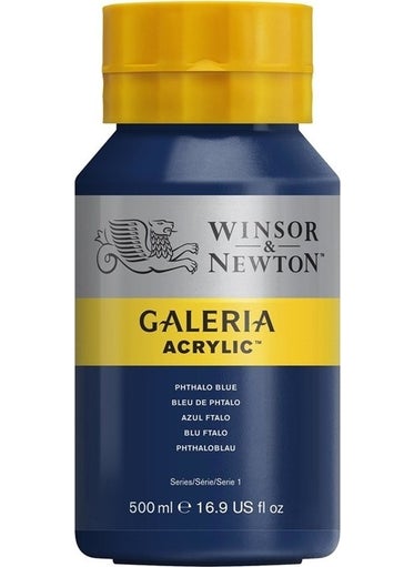 Winsor Newton Galeria Acrylic Paint 500Ml - Phthalo Blue 516 