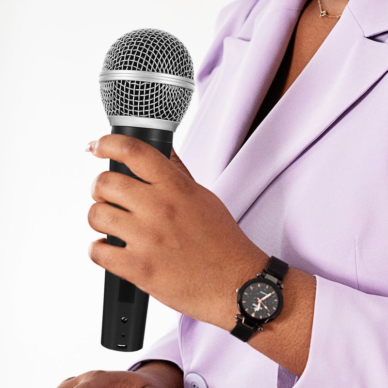 Dynamic Handheld Cardioid Wired Microphone with Black Body for Karaoke Stage Performance And Sound Equipment - Image 4