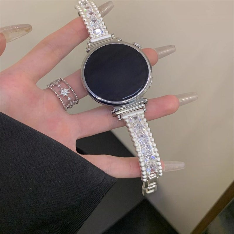 Golden Strap Compatible With Huawei HW Band 8 9 10 NFC Smartwatch Band - Image 1