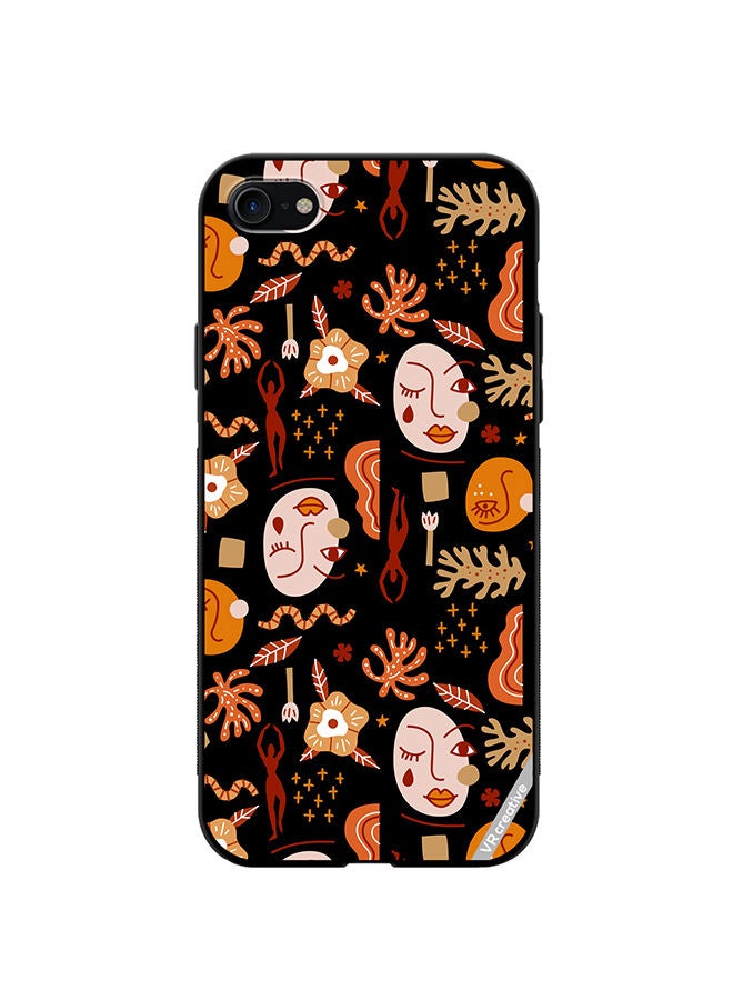 VR CREATIVE Protective Case Cover For Apple iPhone 7/8/SE 2020 Silhouettes Of People Design Multicolour - Image 1