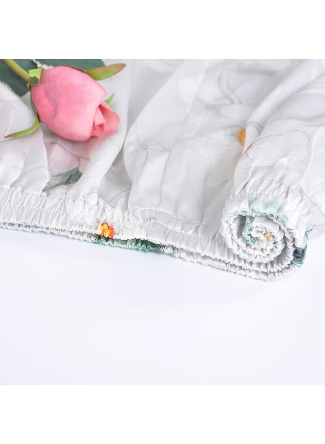 MEIBIAO American Standard 19mm Silk 6a Grade Autumn Long Sleeve Women's Pajamas Mulberry Silk New Chinese Style Homewear White XL - Image 5