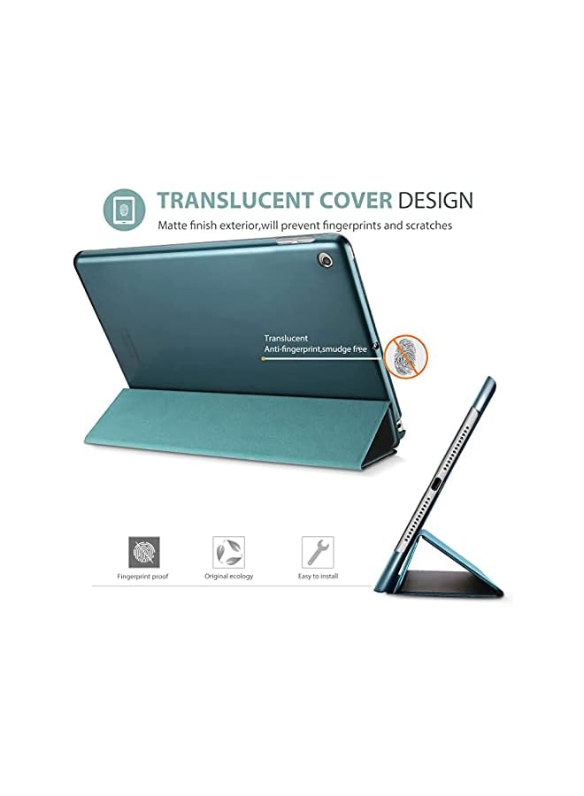 Procases Ipad 10.2 Case 2021 9Th Gen/ 2020 8Th Gen/ 2019 7Th Gen Case With Tempered Glass Screen Protector, Slim Stand Hard Shell Protective Smart Cover For 10.2” Ipad 9Th/8Th/7Th Generation -Teal - Image 3