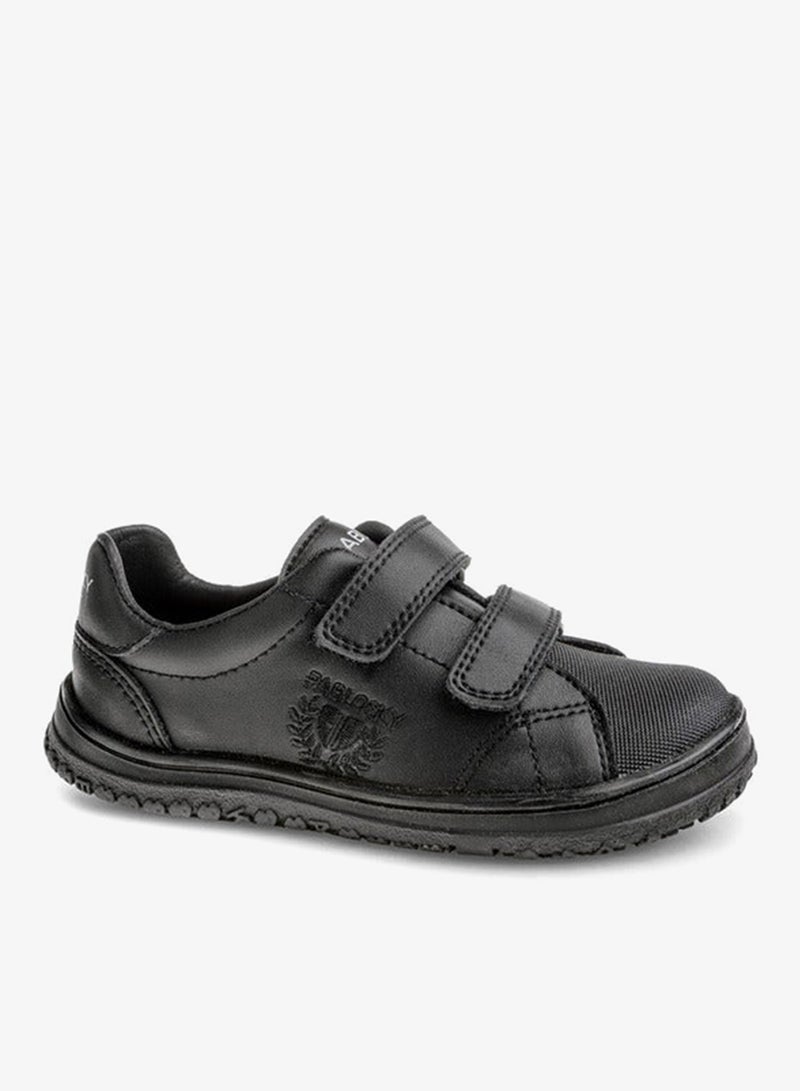Pablosky Boys' Solid School Shoes with Hook and Loop Closure - 200010-D - Image 1