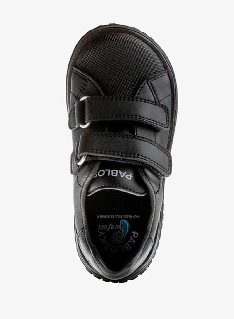 Pablosky Boys' Solid School Shoes with Hook and Loop Closure - 200010-D - Image 4
