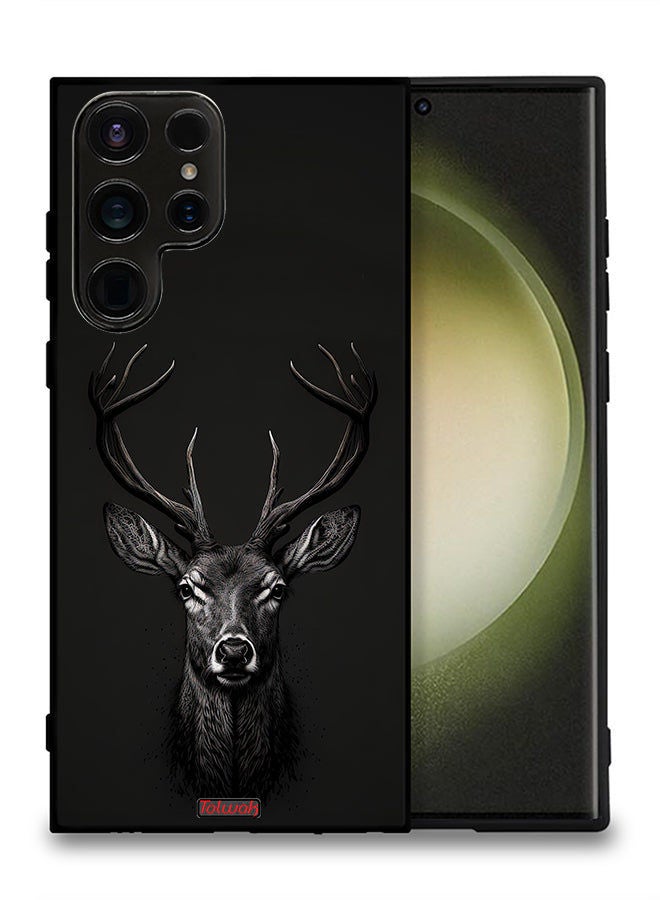 Samsung Galaxy S23 Ultra 5G Protective Case Cover Deer Digital Art