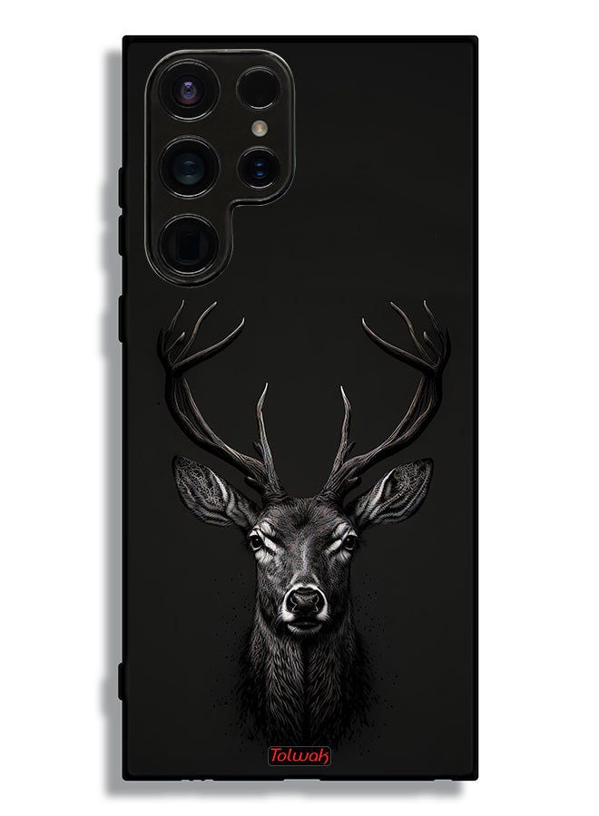 Samsung Galaxy S23 Ultra 5G Protective Case Cover Deer Digital Art