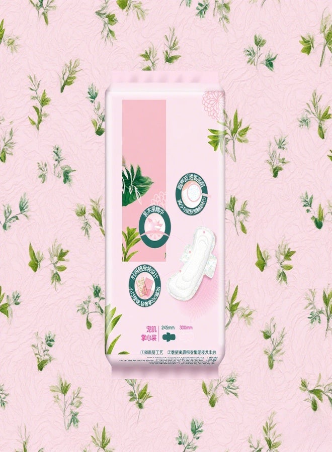 فوط صحية نسائية 245 مم، 8 قطع، آمنة وناعمة، ماصة، قابلة للتنفس، بطانات يومية - Image 5