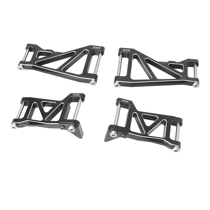 KYX Racing Aluminum Rear Suspension Arm Set Upgrades Parts Accessories for 110 Rc Crawler Tamiya Hotshot II 47330 2017 - Image 2