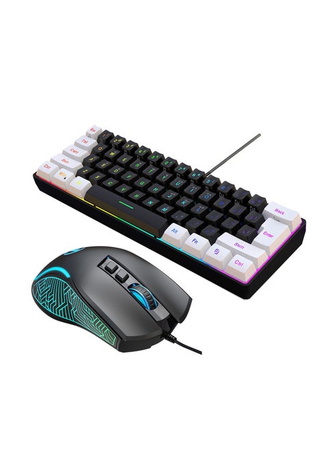 Gaming Wired Keyboard With Mouse Set