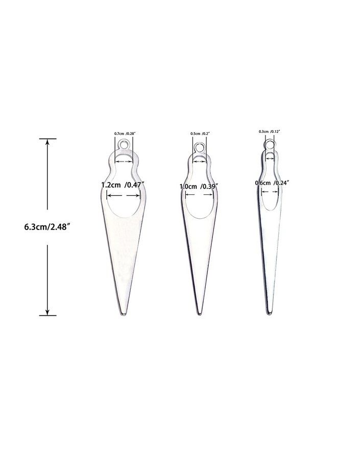 YTBYT 5 Pieces Dreadlocks Tools Hair Interlocking Tool Crochet Needle Sisterlocks Craft Dreadlocks Hair Extensions Locs Tightening Accessories Easyloc Hair Tool (Silver) - Image 5