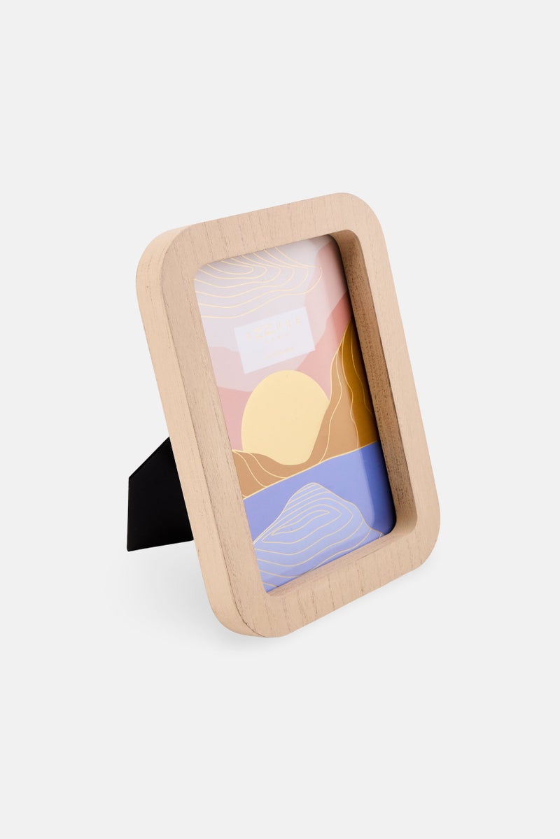 Azzure Home Wooden Photo Frame, Beige  - Image 3