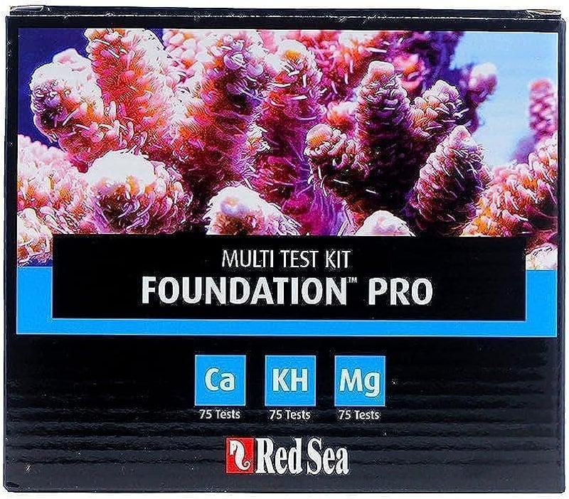 Red Sea Reef Foundation Test Kit - Accurate Measurement of Calcium, Alkalinity & Magnesium for Coral Health - Image 1