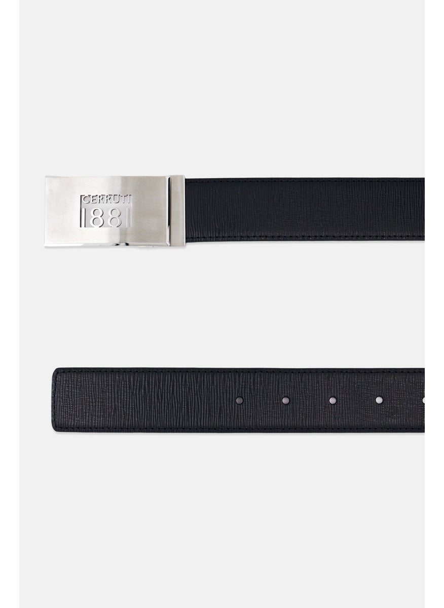 CERRUTI 1881 Men Reversible Buckle Leather Belt, Navy  - Image 2
