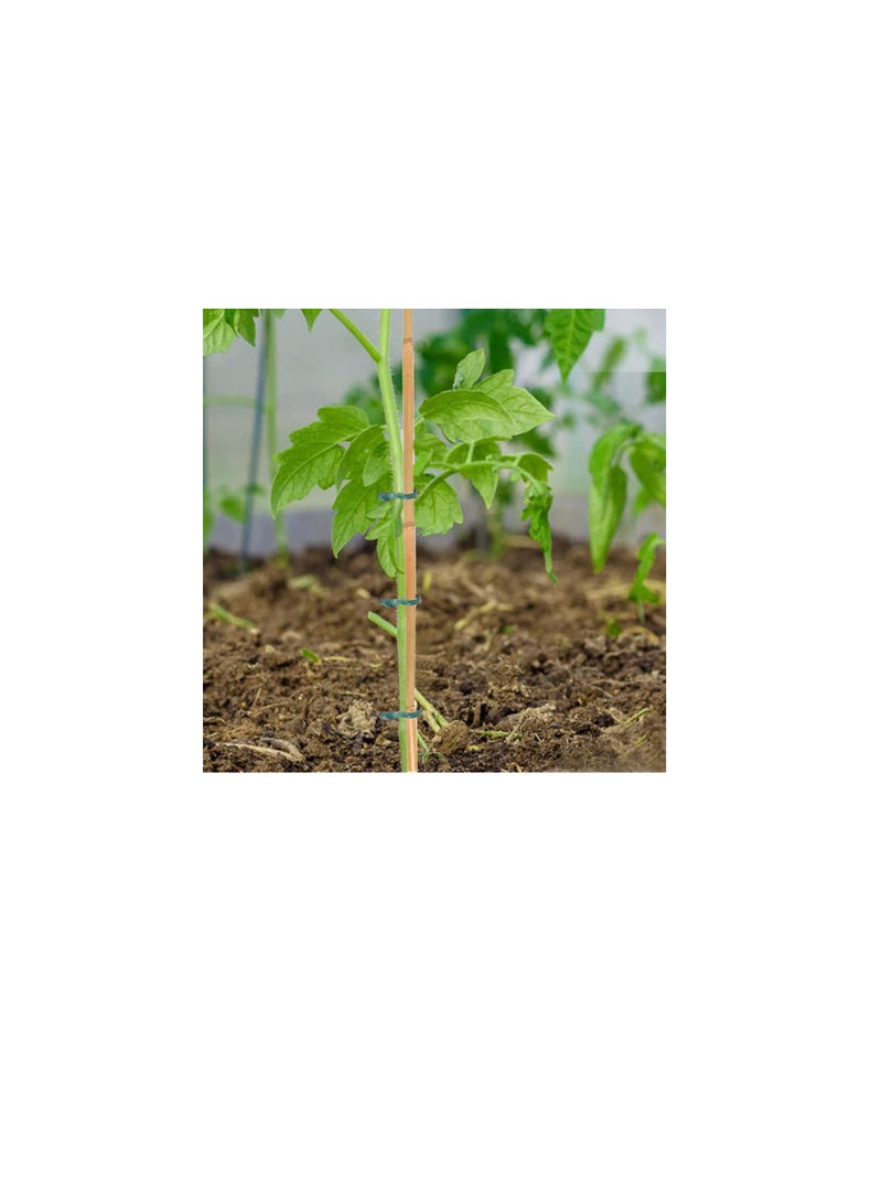 20 Pcs 18 Inch Natural Bamboo Plant Support Stakes for Indoor Plants, Bamboo Sticks Poles Garden Bamboo Stakes for Potted Plants, Tomato, Beans - Image 2