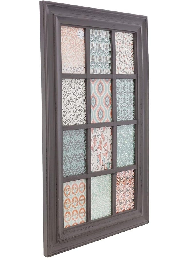 Kiera Grace kieragrace KG Collage Frame  Distressed Grey Holds 12 4 x 6 Photos - Image 5