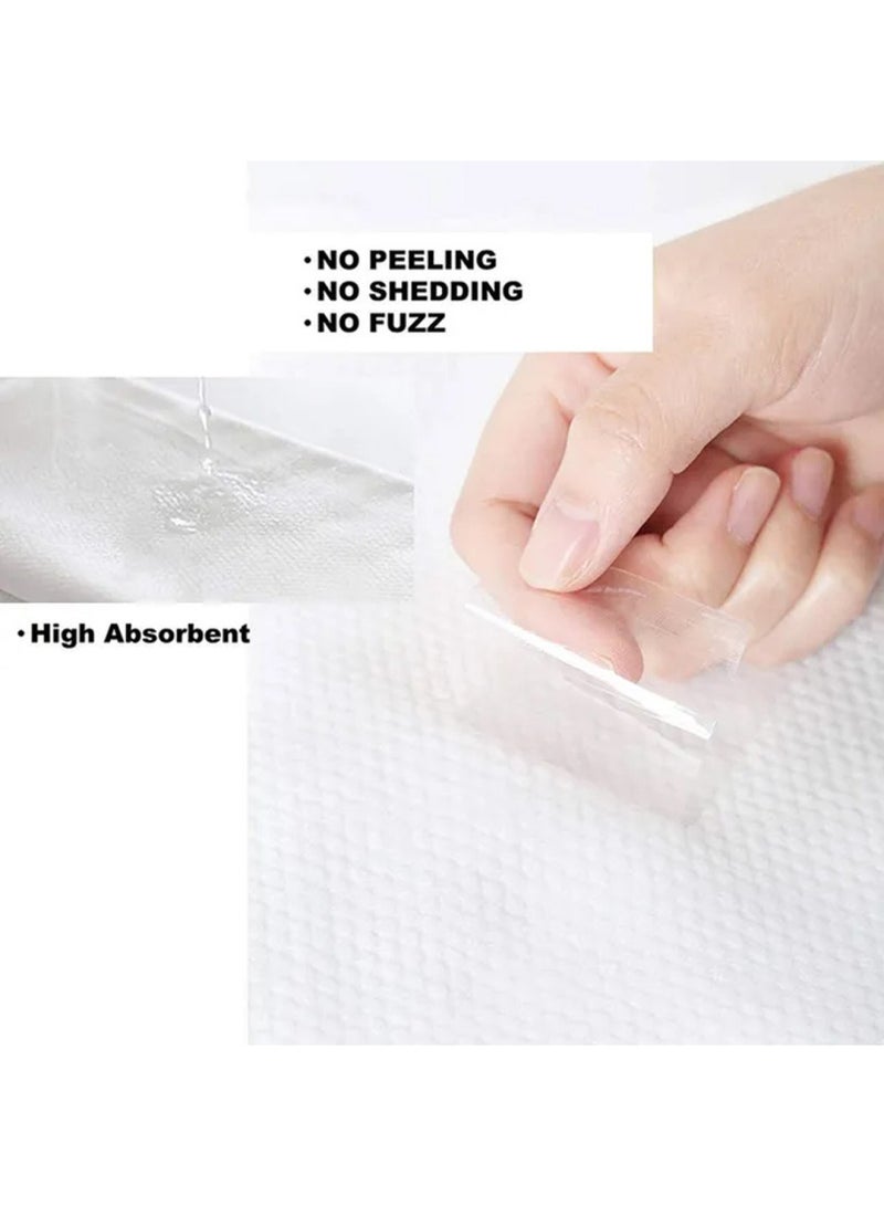 STAR BABiES Combo Pack Pack Disposable Changing Mat 10Pcs Disposable Towel 3Pcs Bibs 10Pcs-Lavender  - Image 4